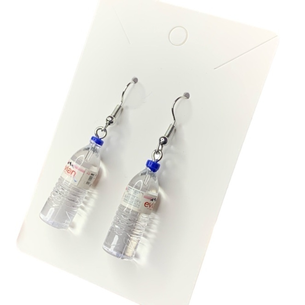Water bottle earrings